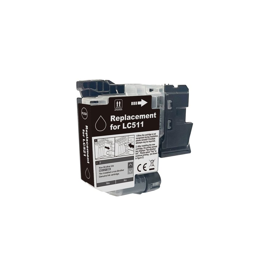 LC511BK compatible Brother cartridge