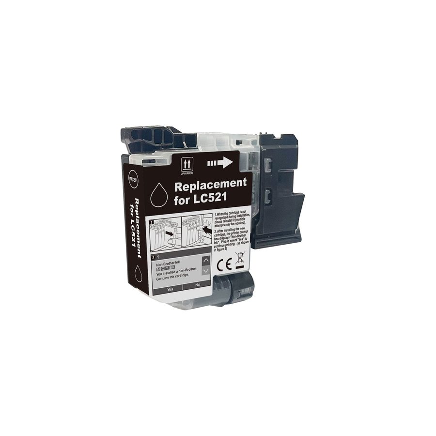 LC521BK compatible Brother cartridge