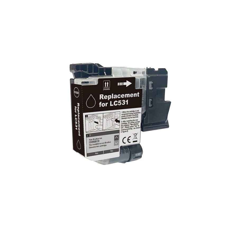 LC531BK compatible Brother cartridge