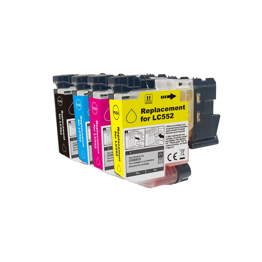 LC552BK compatible Brother cartridge